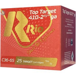 Rio Ammunition RC369 Top Target .410 Gauge 2.5-inch #9 shot 25-round box