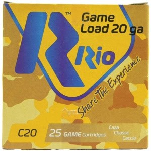 Rio Royal Buck 20ga 2-3/4 inch buckshot 25-count box
