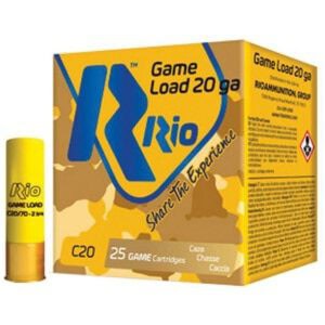 Rio Ammunition Field Low Recoil 20 ga 2-3/4 in shotshells 1 oz #7.5 25 ct