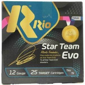 Rio Ammunition Rio Star Team EVO 12ga 2-3/4 inch #8 shotshells box of 25
