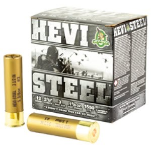 HEVI-Steel 12ga 3.5in #3 steel shot 25rd box