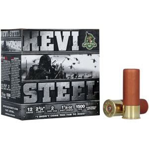 HEVI-Shot HEVI-Steel 12ga 2.75" 1-1/8oz #2 steel shotshells 25rd box