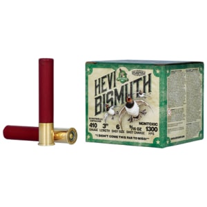 HEVI-SHOT HEVI Bismuth .410 3 inch #6 9/16 oz 25-count box