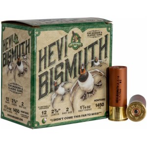 HEVI-Shot HEVI-Bismuth 12 Gauge 2-3/4 inch 1 1/4 oz #2 shot 25-count box