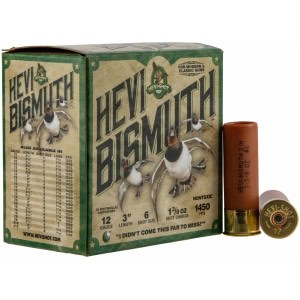 HEVI-Shot HEVI-Bismuth 12ga 3in 1-3/8 oz #6 shot 25 count box