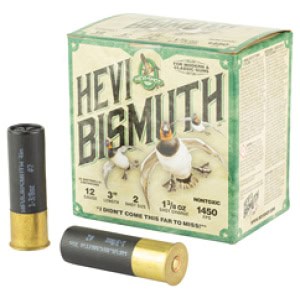 HEVI-Shot HEVI-Bismuth 12ga 3in 1-3/8oz #2 shotshell box