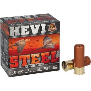 HEVI-Shot Hevi-Steel Upland 12ga 2-3/4-inch #7 1oz 25ct box image