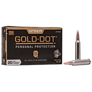 Speer Gold Dot 223 Rem 75 gr Soft Point 20rd box