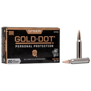 Speer Gold Dot 223 Rem 62gr Soft Point 20rd box