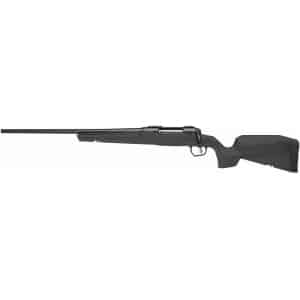Savage Axis 2 left-hand .300 AAC Blackout bolt rifle with 16.13 inch barrel and gray synthetic stock