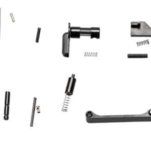 Aim Sports ARCLPK Lower Parts Kit for AR-15 with black polymer pistol grip and lower receiver components