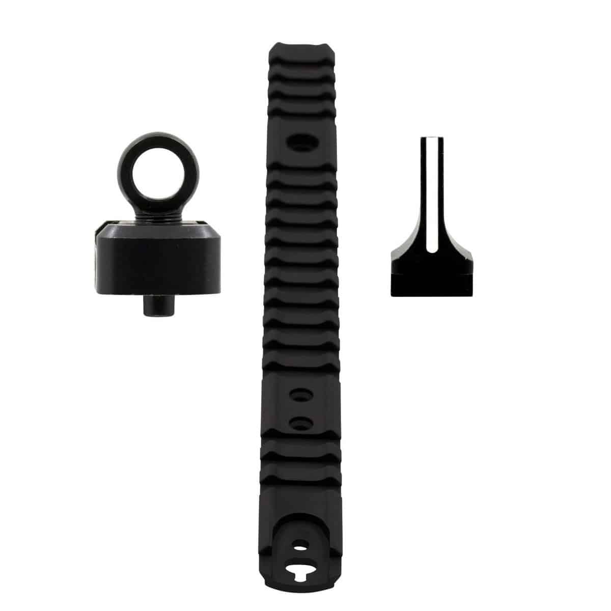 XS Sights Lever Rail Ghost Ring WS for Marlin 1894 dovetail front with Picatinny rail and White Stripe front sight