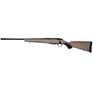 Tikka T3x Lite left-hand bolt-action rifle .308 Win 20-inch fluted threaded barrel Roughtech tan