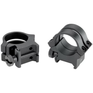 Weaver Quad Lock detachable scope rings 1 inch tube high matte black