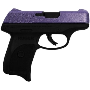 Ruger EC9s Exclusive Purple Sparkle 9mm handgun, 3.12-inch barrel, 7-round magazine