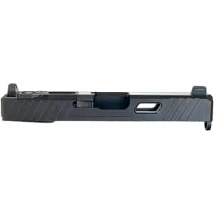 Shadow Systems G19 Gen 3 optic-cut slide assembly, black nitride, tritium front sight