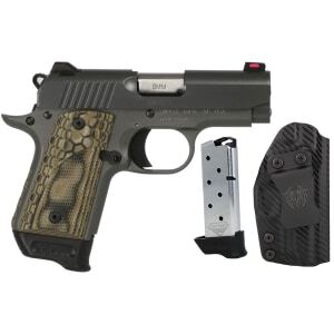 Kimber Micro 9mm matte black KHX RTC bundle side view