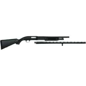 Maverick 88 Security/Field Combo 12 gauge with 18.5in cylinder and 28in vent-rib barrels, black synthetic stock