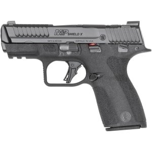 Smith & Wesson M&P Shield X 9mm 3.6-inch black polymer pistol with night front sight