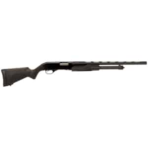 Stevens 320 Field Grade 20ga 26in vent rib pump shotgun with black synthetic stock