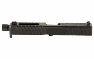 Noveske DM optics-ready slide with threaded Noveske Glock barrel in DLC black