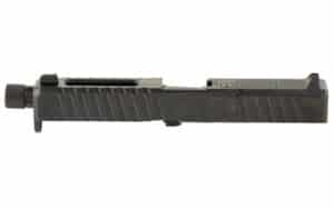 Noveske DM optics-ready slide for Glock 17 G4 in DLC black with threaded barrel