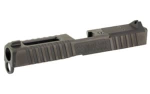 Noveske optics-ready DM slide, DLC black, for Glock pistols with included sights