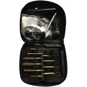 Clenzoil 2236 Field & Range Tactical Cleaning Kit Pistol/Rifle 17 Pieces Black