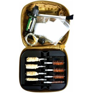 Clenzoil 2076 Field & Range Cleaning Kit Multi-Caliber Pistol/17 Pieces Tan