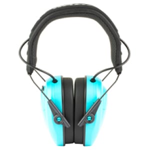 Walkers Razor Compact Electronic Ear Muffs Teal 23 dB NRR
