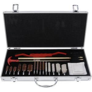 Birchwood Casey PGCK Premium Cleaning Kit Multi-Caliber/27 Pieces Silver