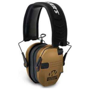 Walkers Razor Slim Electronic Muff Battle Brown/Black, 23 dB NRR