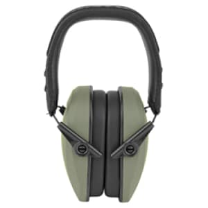 Walkers Razor Slim Passive Muff sage green black polymer earmuff 27 NRR