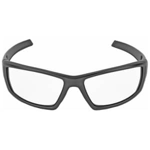 Walkers IKON Vector shooting glasses clear lens matte black full-wrap frame with case