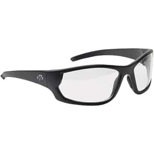Walker's IKON Carbine shooting glasses matte black frame clear lens