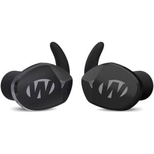 Walkers Silencer BT 2.0 Bluetooth rechargeable in-ear earbuds, gray/black, 24 dB NRR