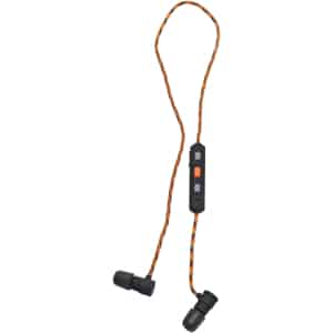 Walkers Rope Hearing Enhancer Bluetooth ear plugs, 29 dB NRR, black/tan