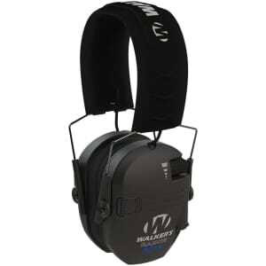 Walkers Razor X-TRM digital electronic earmuff, black, 21 dB NRR