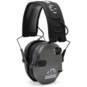Walkers Razor Slim electronic earmuff Carbon Gray/Black NRR 23 dB