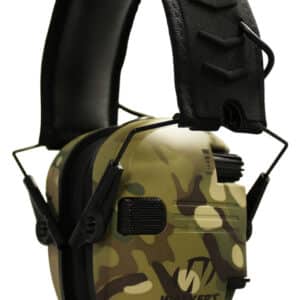 Walker's Razor Slim electronic earmuffs MultiCam camo over-the-head 23 dB NRR
