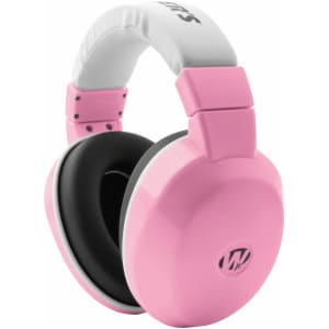 Walker's infant passive earmuff over-the-head pink and white
