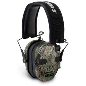 Walkers Razor Slim Electronic Quad Muff Realtree Xtra Black NRR 23 dB