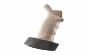 Ergo AR15 DLX grip with palm shelf in Flat Dark Earth, heavy texture