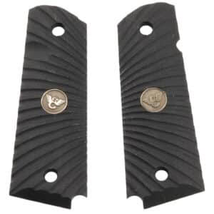 Wilson Combat 351AAFS full-size black G10 Starburst 1911 grip panels