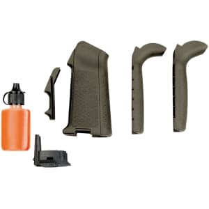 Magpul MIAD Gen 1.1 Type 2 OD Green polymer AR grip with aggressive textured finish