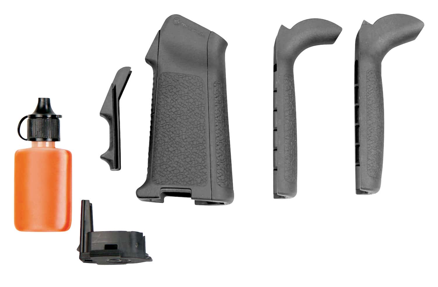 Magpul MIAD 1.1 gray polymer grip kit with aggressive texture for AR-15