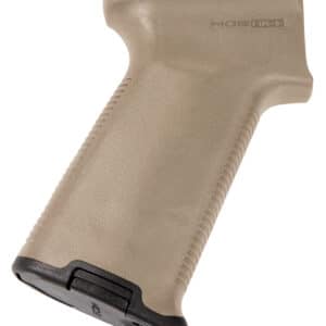Magpul MOE AK+ Grip Flat Dark Earth polymer grip with overmolded rubber