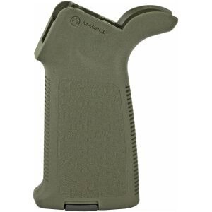 Magpul MOE AR-15/M4 rifle grip in OD Green with aggressive textured polymer