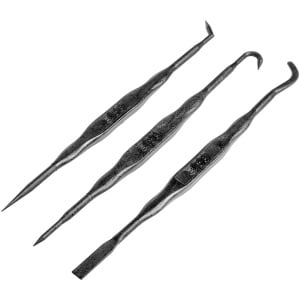 Breakthrough Clean BTFRPP-3PK Double Ended Fiber Picks Black Firearm Universal Cleaning Carbon Build-up from Grooved Areas 3 Pack