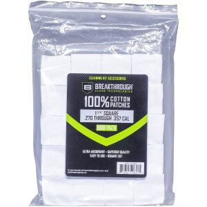 Breakthrough Clean BTCPS134500 Square Patches 270/357 Cal 1.75" 500 pieces